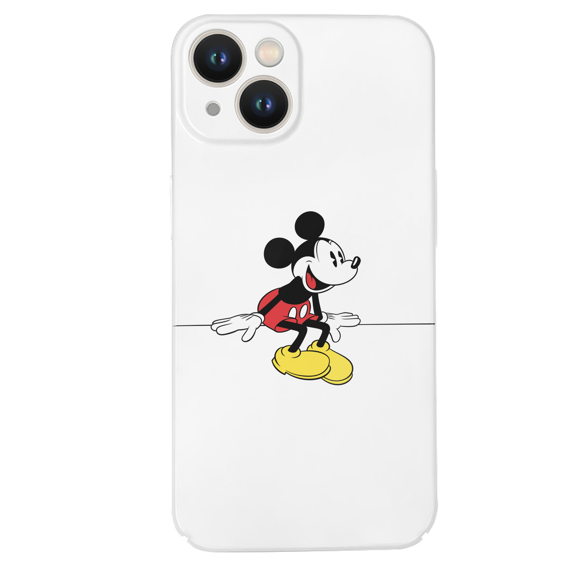 （画像用） ミッキーマウス Mickey Mouse 【iPhone 14シリーズ対応】ハードケース
